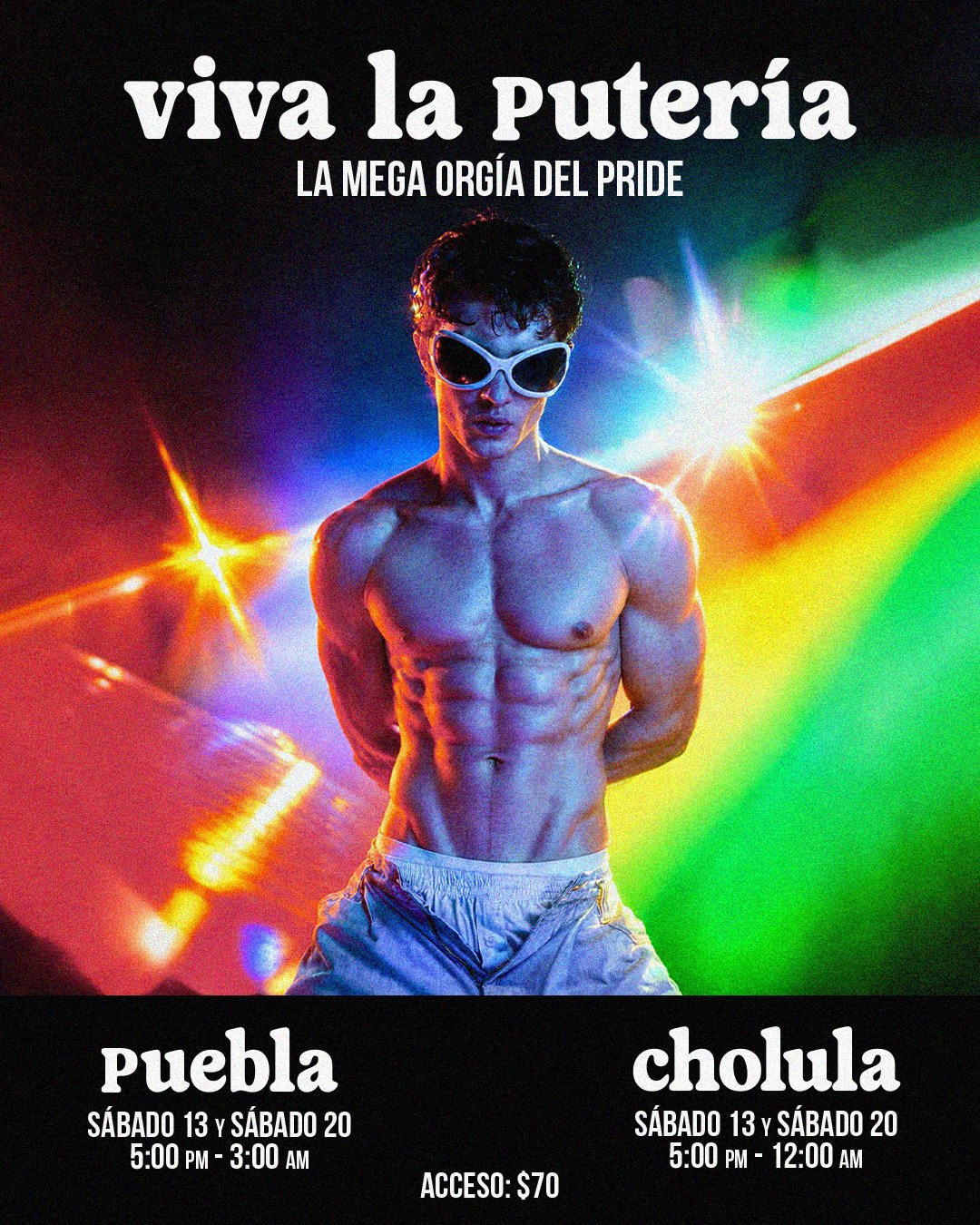 ¡La orgía más intensa y esperada del año llega al Pride 2026!